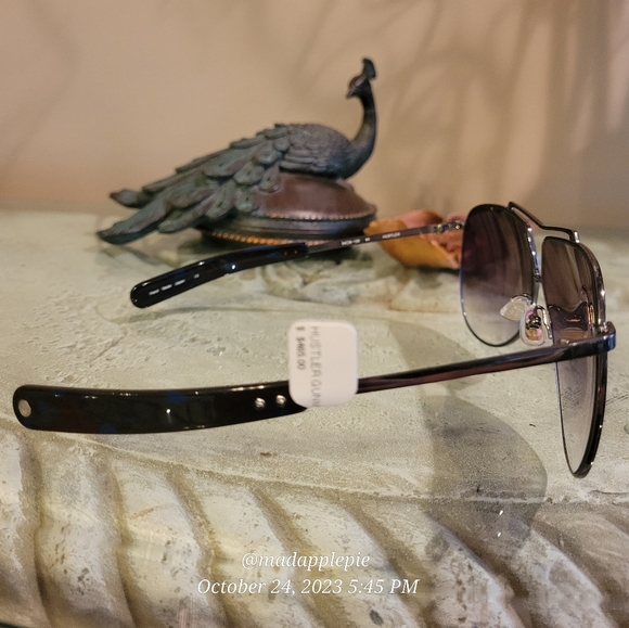 🚫Sold🚫MORGENTHAL FREDERICS Handmade Hustler Sunglasses Titanium Luxury New - Picture 5 of 14